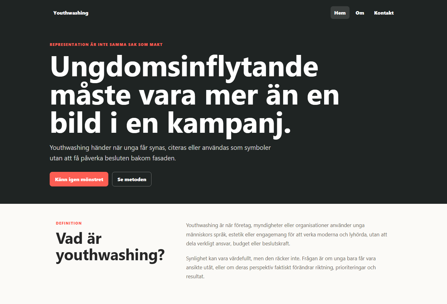 Youthwashing